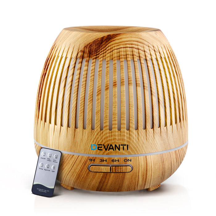 4 in 1 Zen 7 LED Light Large 400ml Aroma Diffuser With Remote Control | Air Purifier and Humidifer