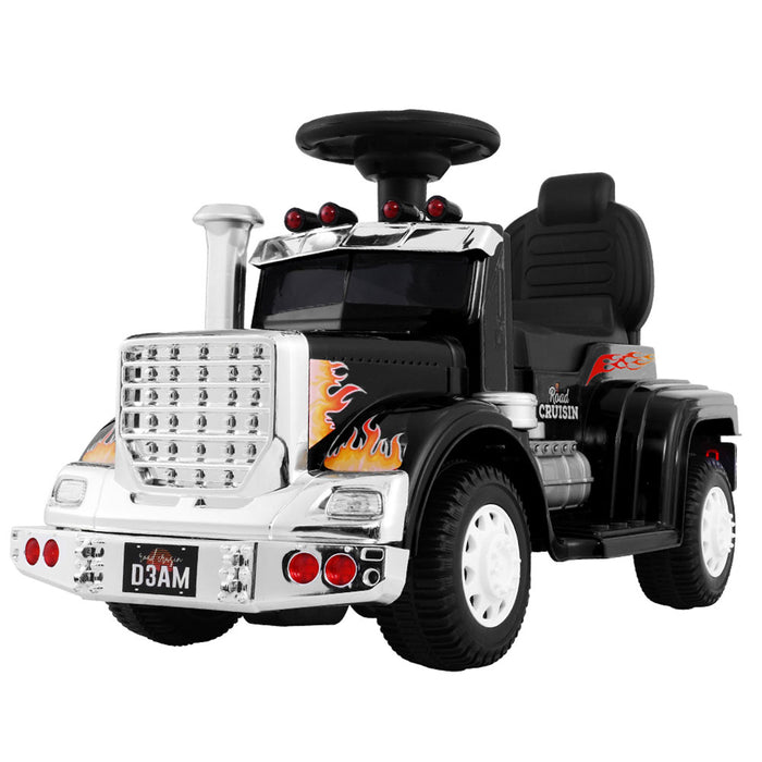 Funzee Kids Ride On Electric Toy Truck | Kids Battery Operated Ride on Truck in Black