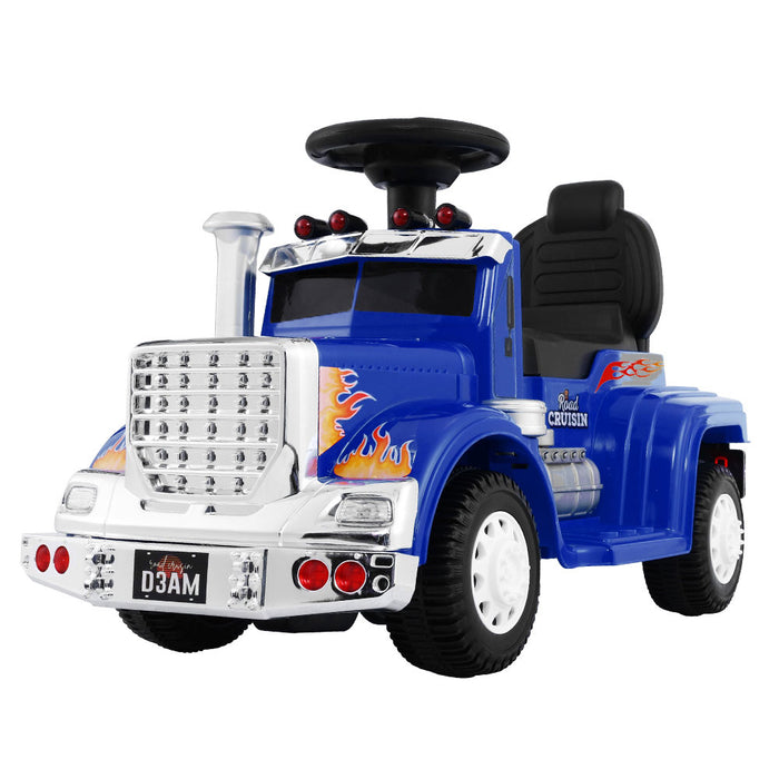 Funzee Kids Ride On Electric Toy Truck | Kids Battery Operated Ride on Truck in Blue