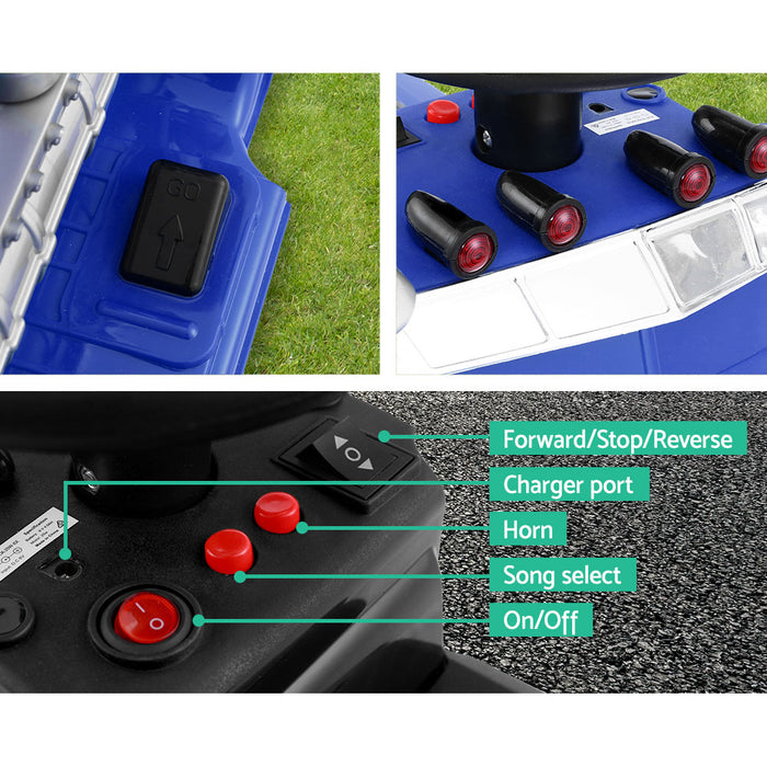 Funzee Kids Ride On Electric Toy Truck | Kids Battery Operated Ride on Truck in Blue