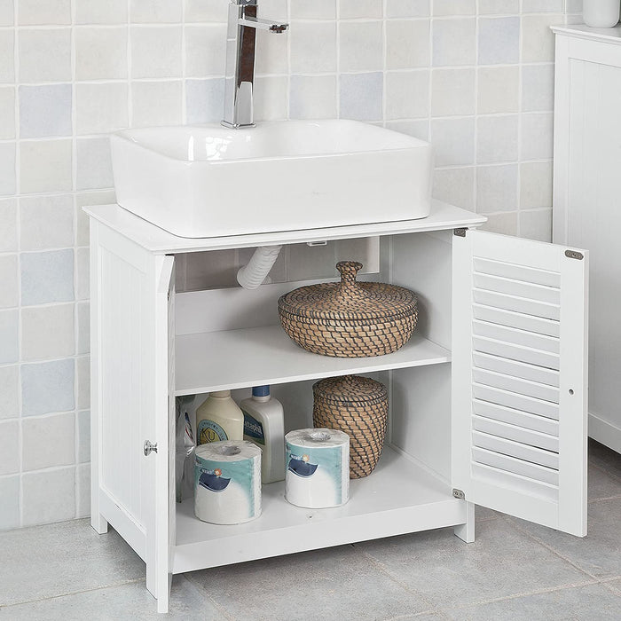 Mila 58cm H Francois Bathroom Storage Cabinet in White