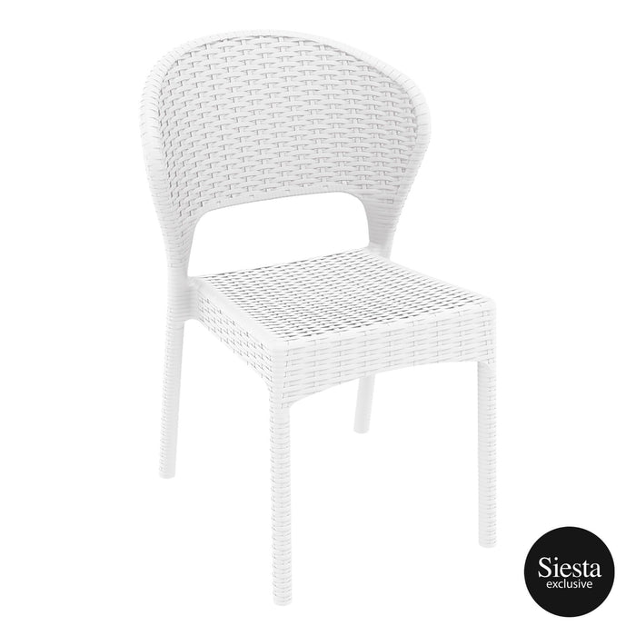 Premium High End Weather Resistant Daytona Chair 81cm H - White
