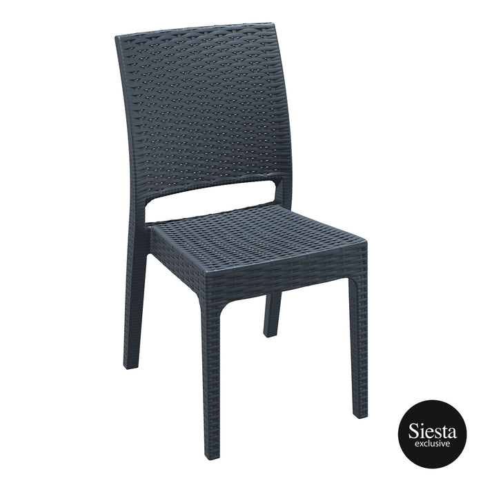 Premium High End Weather Resistant Florence Chair 85cm H - Anthracite