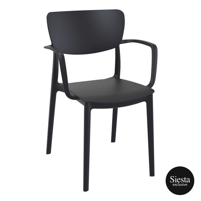 Premium High End Weather Lisa Armchair 82cm H - White