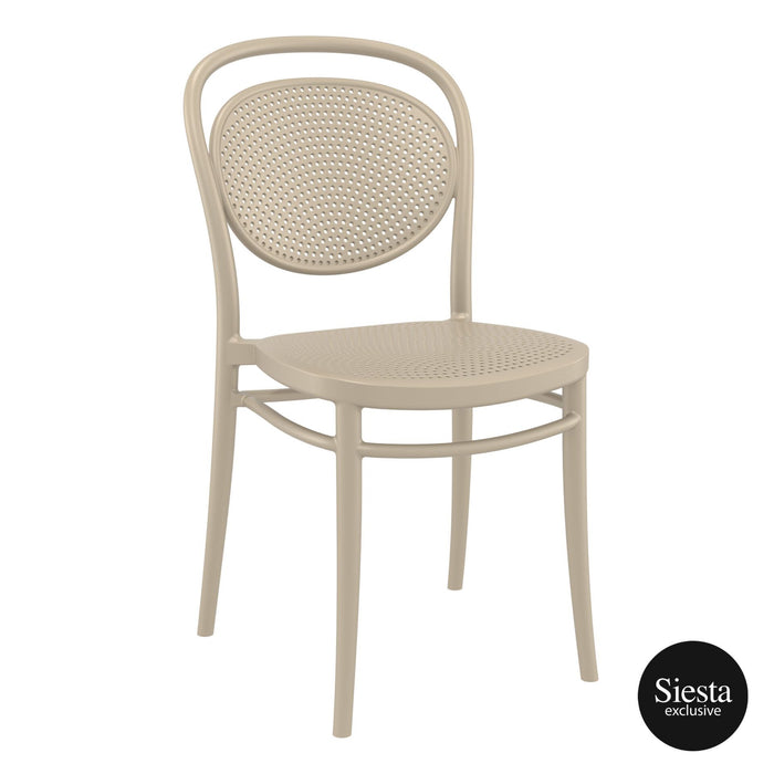 Premium High End Weather Resistant Marcel Chair 85cm H - Taupe