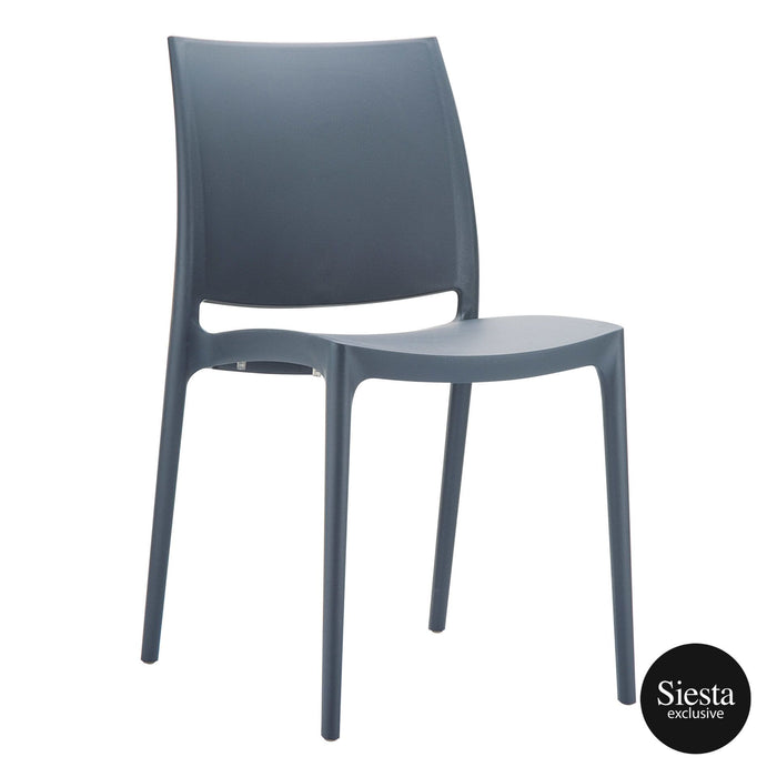 Premium High End Weather Resistant Maya Chair 82cm H - Anthracite