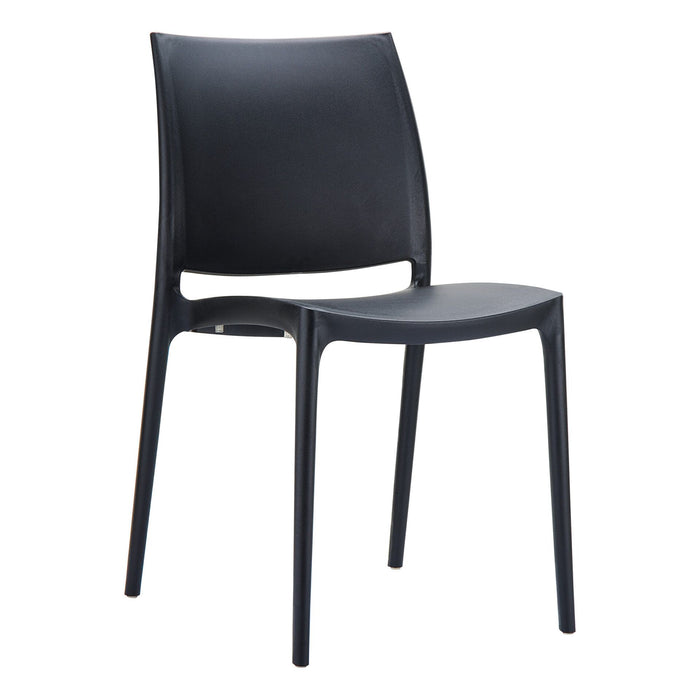 Premium High End Weather Resistant Maya Chair 82cm H - Black