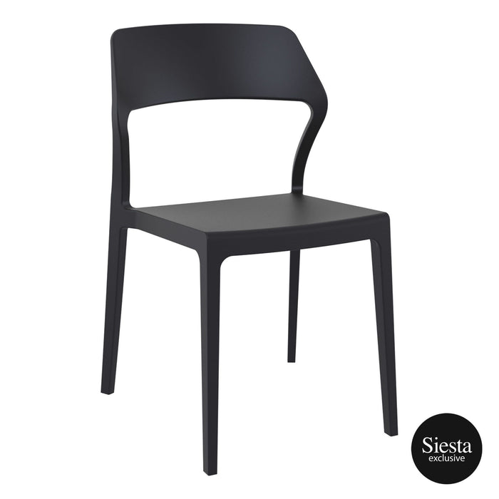 Premium High End Weather Resistant Snow Chair 83cm H - Black