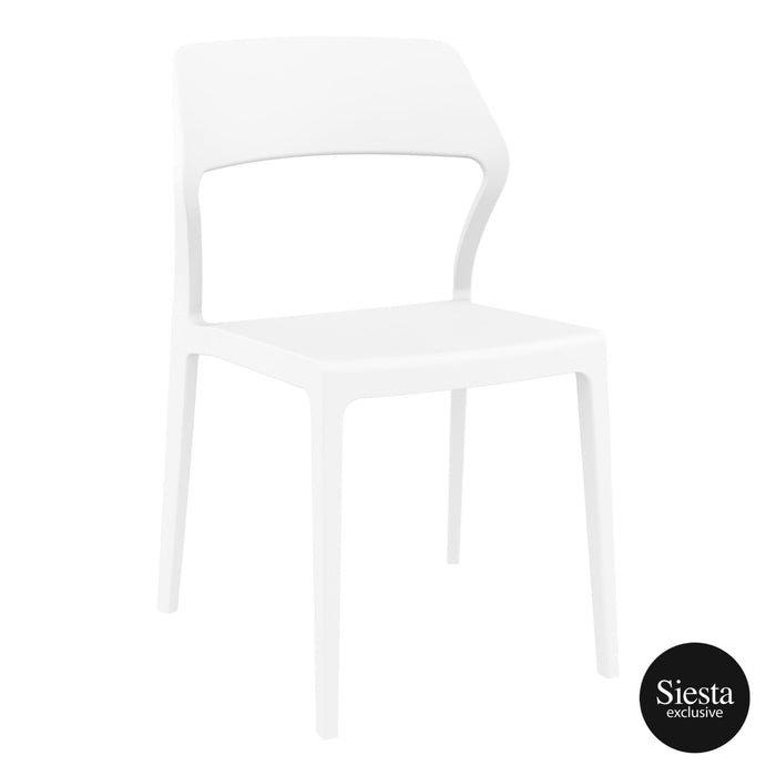 Premium High End Weather Resistant Snow Chair 83cm H - White