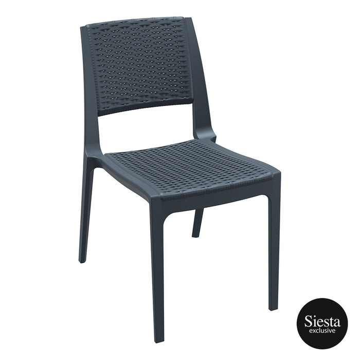 Premium High End Weather Resistant Verona Chair 84cm H - Anthracite