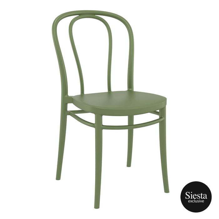 Premium High End Weather Resistant Victor Chair 85cm H - Olive Green