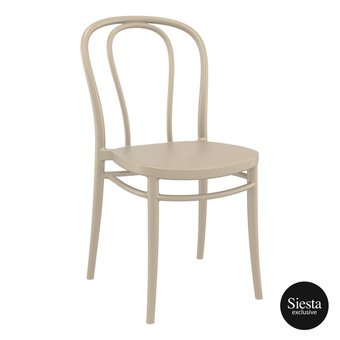 Premium High End Weather Resistant Victor Chair 85cm H - Taupe