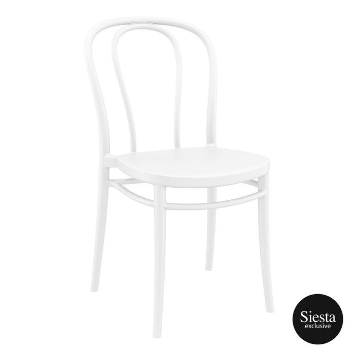 Premium High End Weather Resistant Victor Chair 85cm H - White
