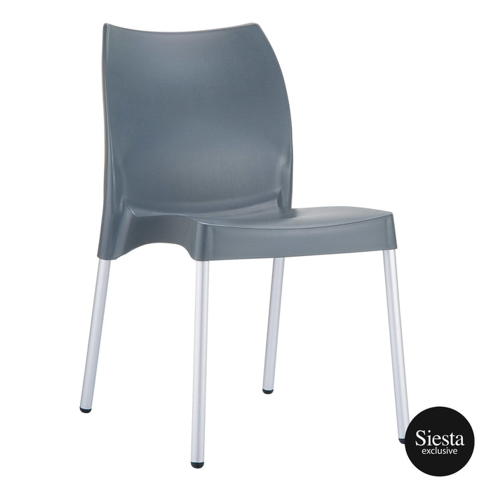 Premium High End Weather Resistant Vita Chair 80cm H - Anthracite