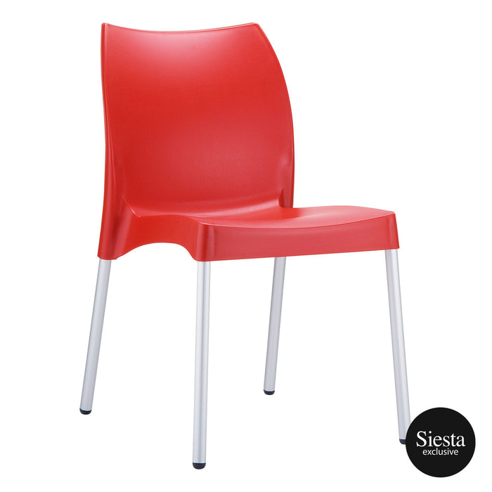 Premium High End Weather Resistant Vita Chair 80cm H - Red