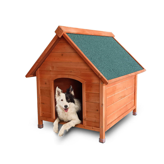 103cm Timber Dog A Frame Kennel | Weather Resistant Wooden Dog House