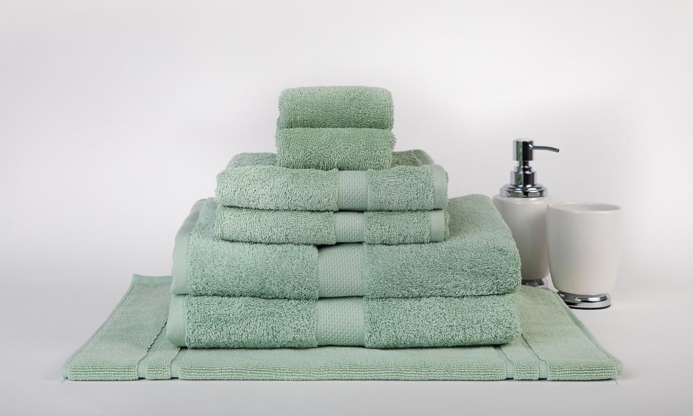 100% Premium Combed Cotton Extra Large Bath Sheet Towel Set | 7 or 14pc Sets | Superior Abosrbance and Size | 2 Sizes - 30 Colours Bath Towels & Washcloths 7pc Set / Frost Ontrendideas Bed and Bath