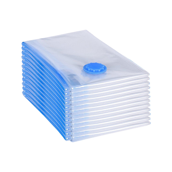 12pc 70x50cm Vacuum Storage Bags | Save Space Seal Compressing Clothes Quilt Organizer Saver