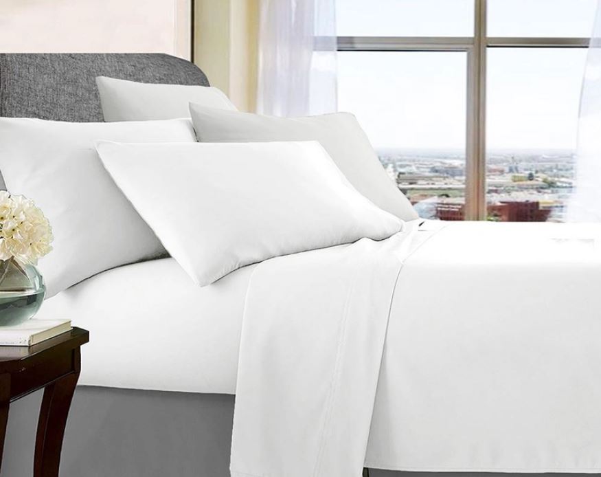 750TC Opulence Ultra Soft Microfibre Wrinkle Free Sheet Set | Summer Cooling Sheet |5 Sizes - 6 Colours