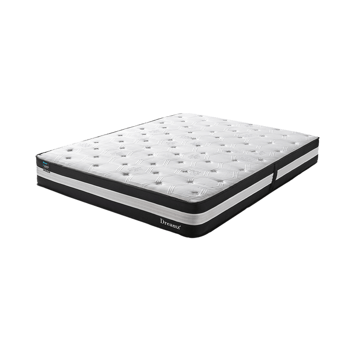 Dreameasy Ice Silk Ultra Cooling Mattress 5 Zone Pocket Spring Mattress | Reinforced Gel Infused Medium Firm Mattress