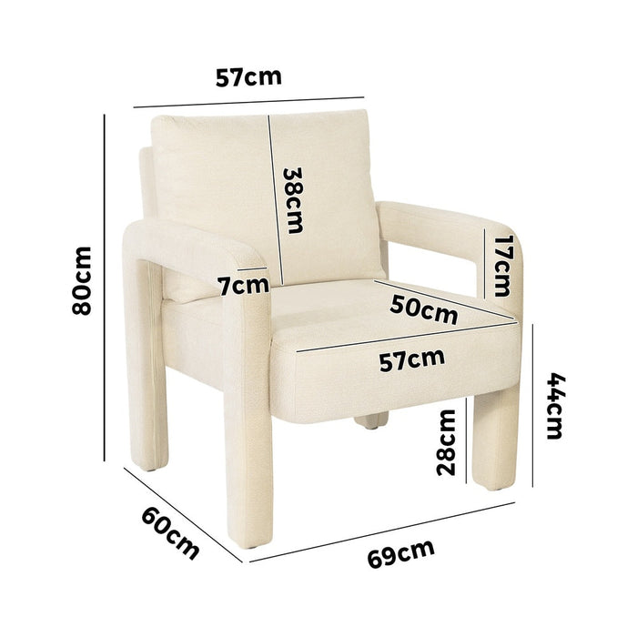 Milano Super Soft Velvet Touch Armchair | Designer Feel Modern Accent Lounge Chair