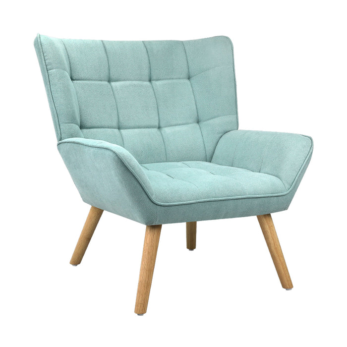 Mille Modern Fabric Accent Tub Armchair | Extra Large Soft Fabric Upholstered Lounge Chair