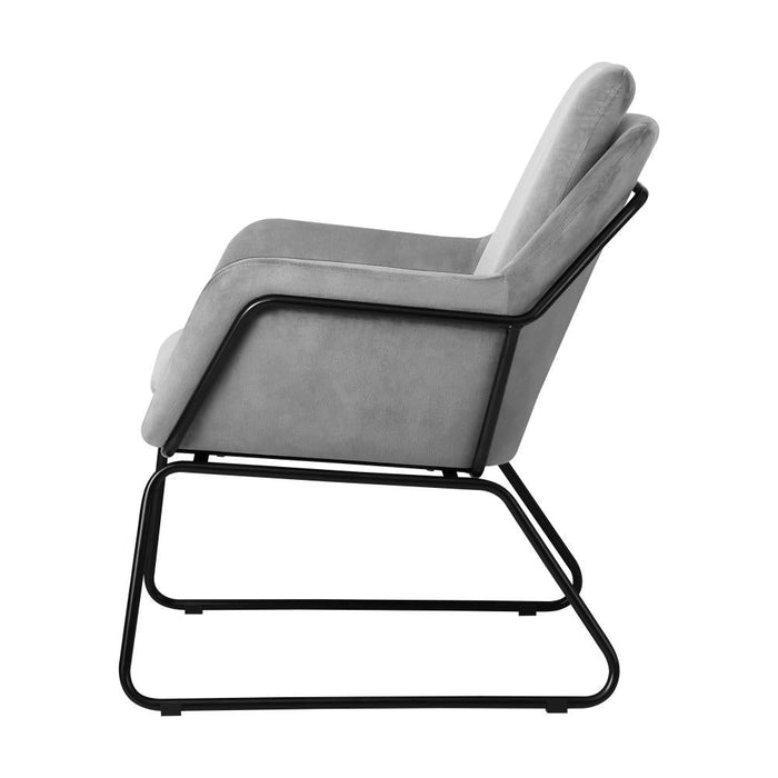 Arto Plush Velvet Upholstered Accent Tub Chair | Plush Sofa Lounge Archamir