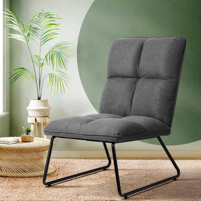 Aria Plush Velvet Upholstered Accent Chair | Plush Sofa Lounge Archamir