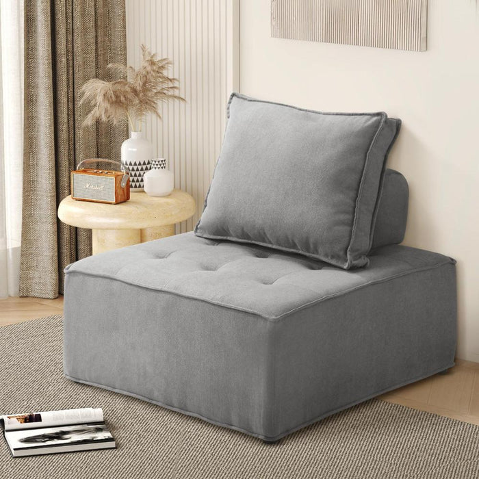 Natuzzo Verstaile Modular Sofa Lounge Set | Adjustable Armless Sofa Lounge