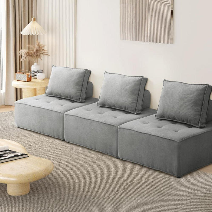 Natuzzo Verstaile Modular Sofa Lounge Set | Adjustable Armless Sofa Lounge