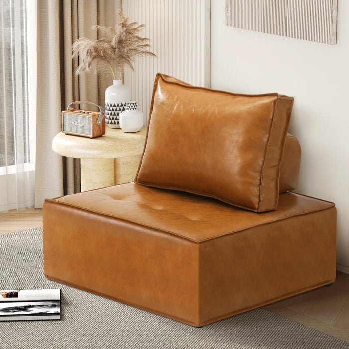 Natuzzo Verstaile Modular Sofa Lounge Set | Adjustable Armless Sofa Lounge