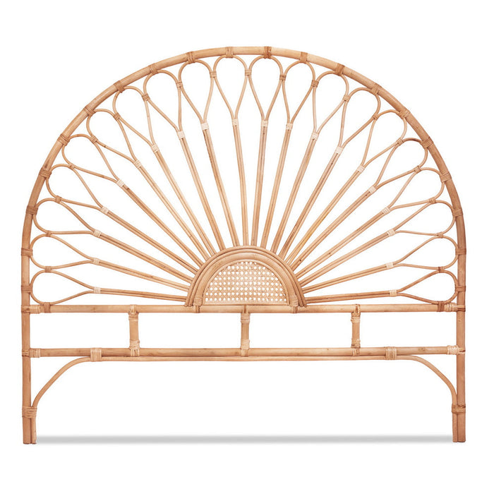 Dreamweaver Rattan Bed Frame Headboard | Modern Wooden Sturdy Bed Head