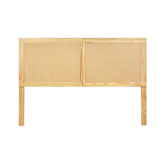 Centrum Lio Rattan Bed Frame Headboard  | Modern Wooden Sturdy Headboard