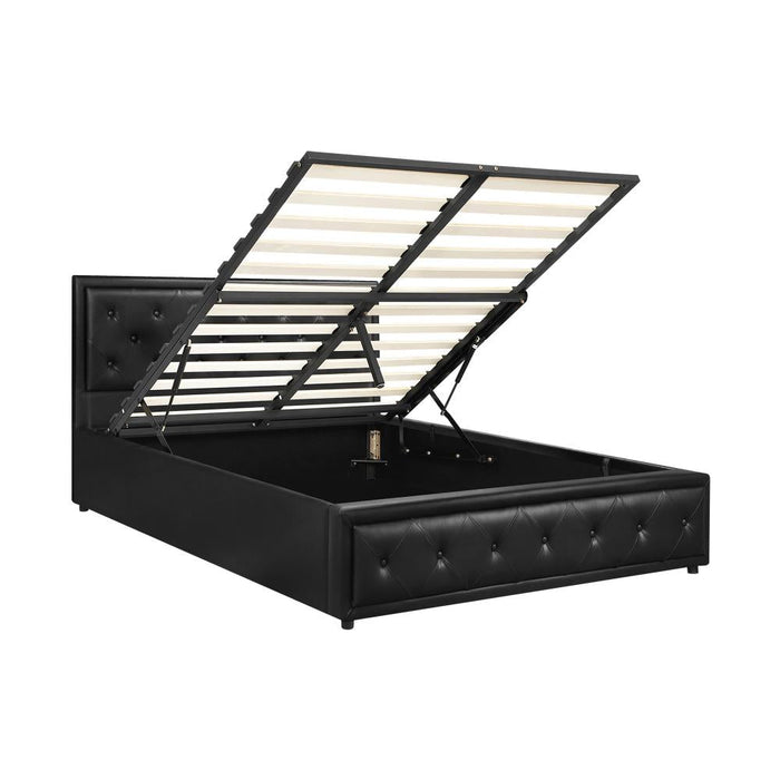 Fiori Luxury Gas Lift Storage Bed | Two In One Premium Modern Storage Bed Combo