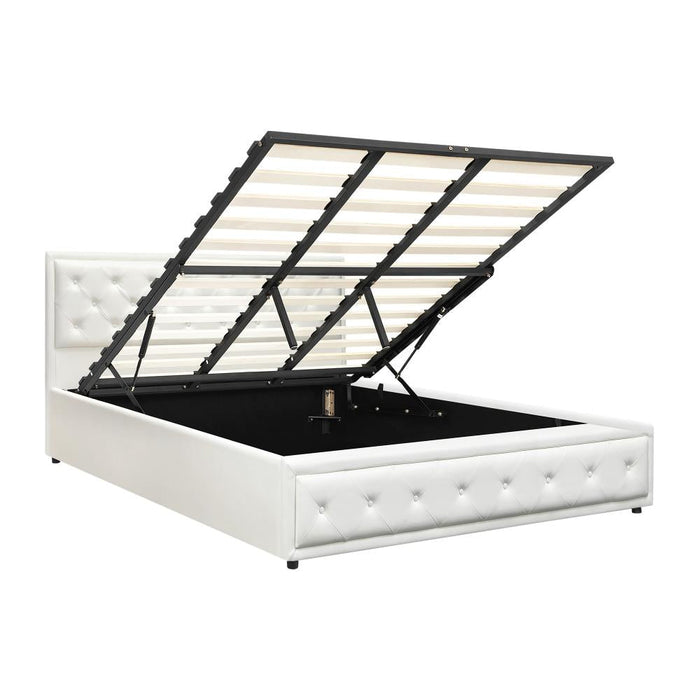 Fiori Luxury Gas Lift Storage Bed | Two In One Premium Modern Storage Bed Combo