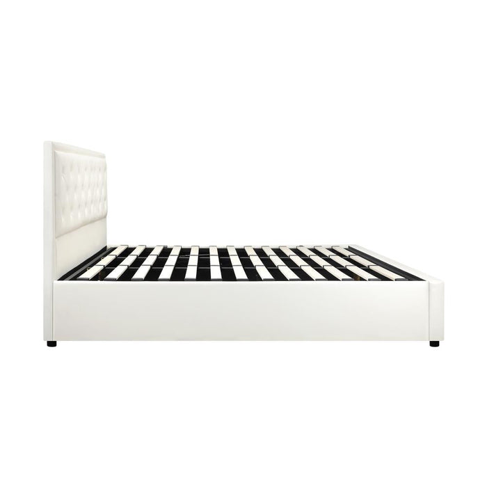 Fiori Luxury Gas Lift Storage Bed | Two In One Premium Modern Storage Bed Combo
