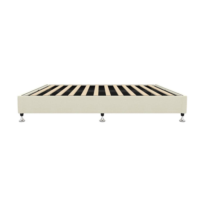 Vienna Luxe Fabric Platform Bed Base | Verstaile Modern Sleek Fabric Bed Base