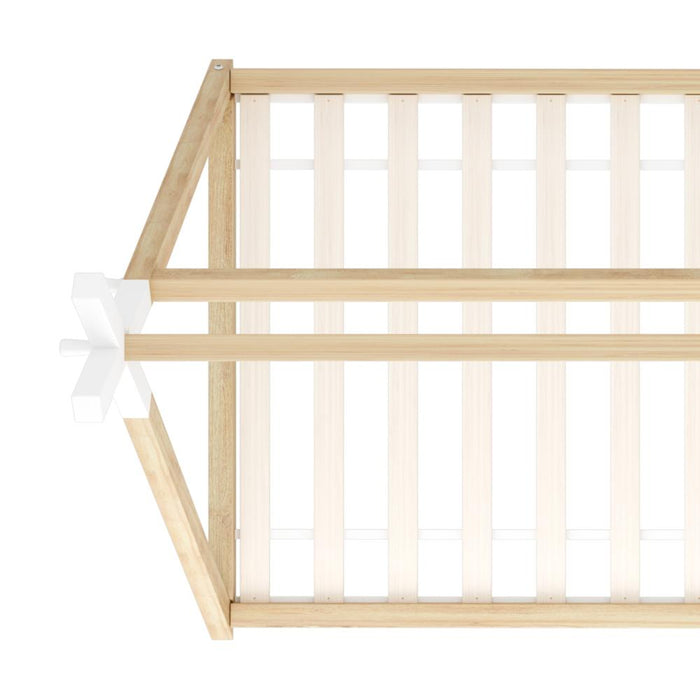 Scandi Wooden Kids House or Teepee Bed in Single Size | Novelty Kids Beds | Wooden Childrens Beds