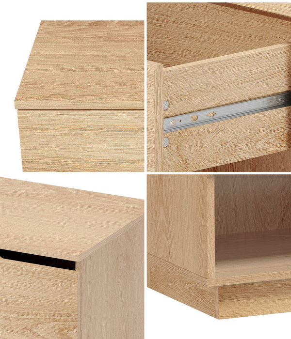 Urbino Modern Bedside Table with Drawer | Minimalist Style Bedside Table