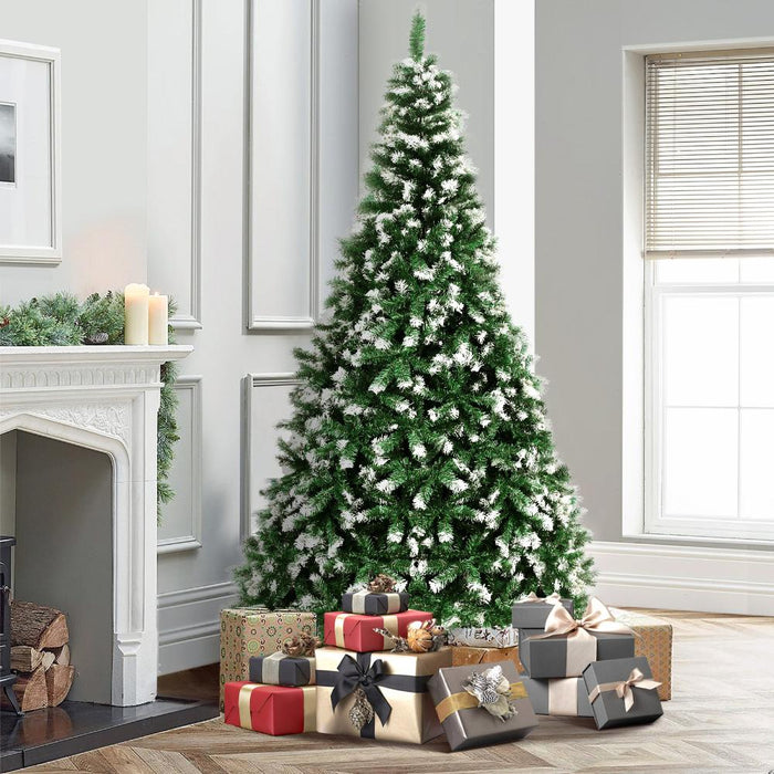 Premium Ultimate Felize Christmas Trees | Green Pine Cones Snow Tips Xmas Trees