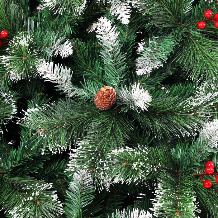 Premium Ultimate Felize Christmas Trees | Green Pine Cones Snow Tips Xmas Trees