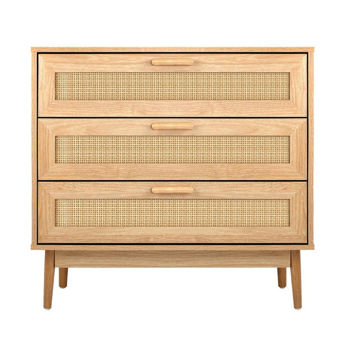 Abruzzi Rattan 3 or 9 Chest of Drawers Dresser Cabinet | Rattan Storage Unit Furniture