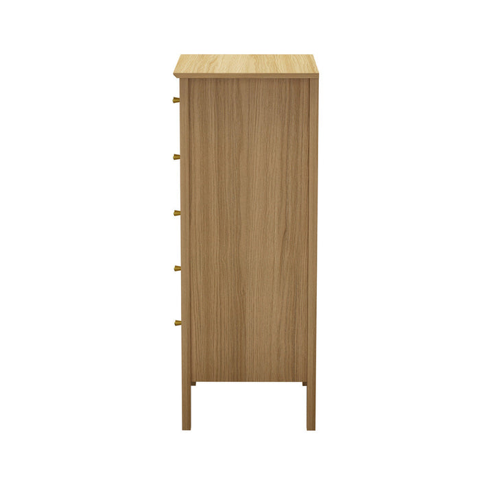 Centrum Nuovo 5 or 6  Drawer Tallboy Dresser | Modern Bedroom Storage Unit Cabinet