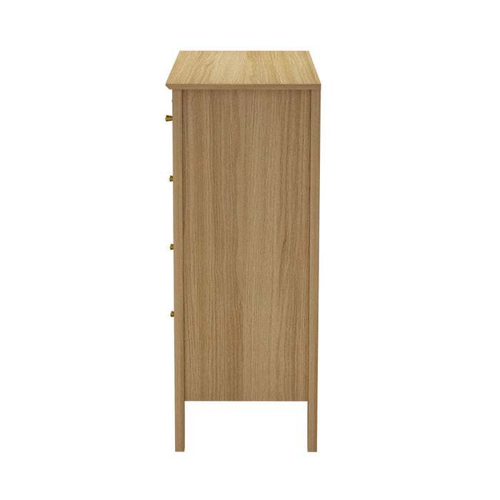 Centrum Nuovo 5 or 6  Drawer Tallboy Dresser | Modern Bedroom Storage Unit Cabinet