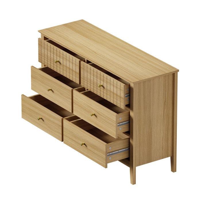 Centrum Nuovo 5 or 6  Drawer Tallboy Dresser | Modern Bedroom Storage Unit Cabinet