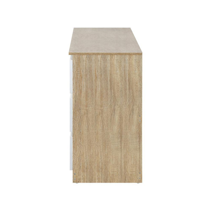 Essenza Modern 6 Chest Of Drawers Storage Cabinet | Elegant Wooden Fingerpull Storage Unit