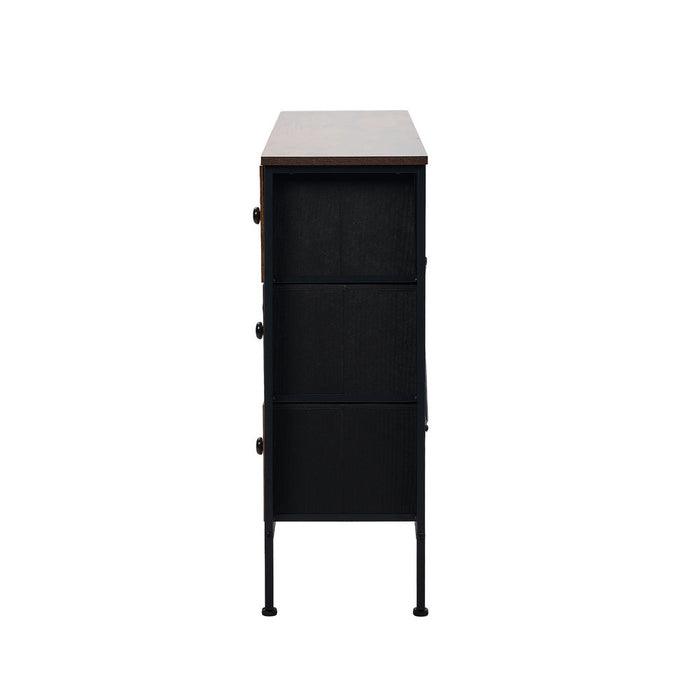 Prato Rustic Rattan Chest of Drawers Dresser Cabinet | Rattan Storage Unit Furniture Five Six Eight Draws