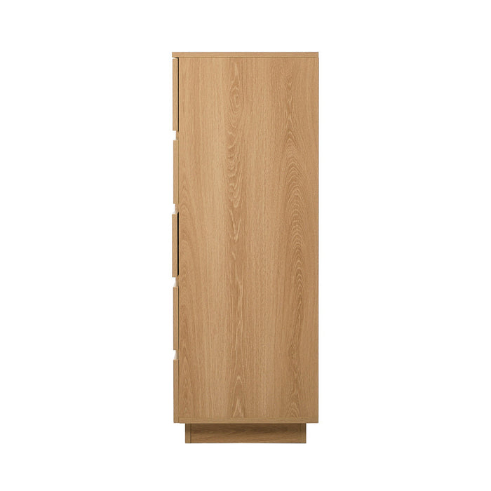Urbino 5 Draw Modern Dresser Tallboy | 5 Draw Chest Of Drawers Wooden Storage Unit