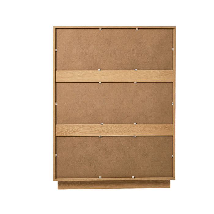 Urbino 5 Draw Modern Dresser Tallboy | 5 Draw Chest Of Drawers Wooden Storage Unit