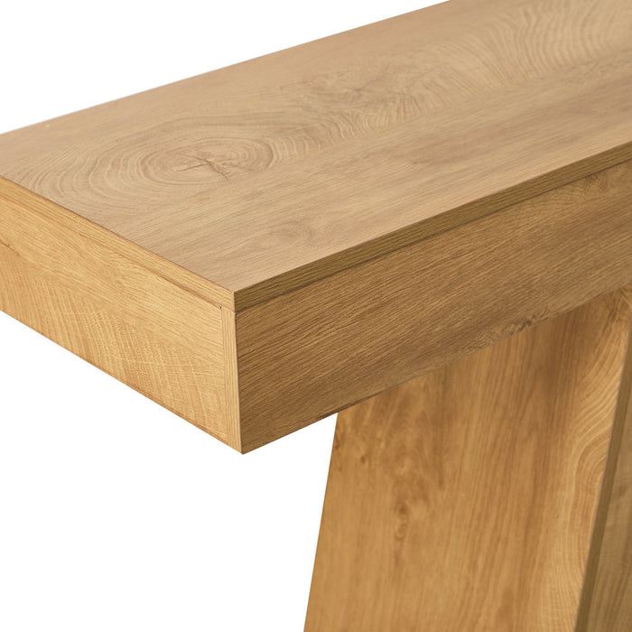 Bergin Modern Minimalist Console Table | 80cm T-Shape Narrow Hallway Entry Table